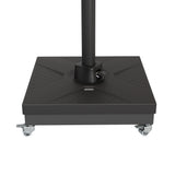 Patioslife Ruote Piroettanti in Acciaio Inox – Mobilità Fluida e Sicura per la Base del Tuo Ombrellone