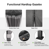 Pre-Order，Patioslife Haven，Hardtop Gazebo，Heavy-Duty Aluminium Frame，Double-Vented Roof，Curtains Included，Patio Pergola，Garden Pavilion，Backyard Shelter，Outdoor Entertaining，Weatherproof，Sunshade & Rain Protection，Modern Outdoor Furniture，Luxury Patio Structure，Contemporary Design，Durable Construction，Premium Outdoor Living
