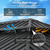 Pre-Order，Patioslife Haven，Hardtop Gazebo，Heavy-Duty Aluminium Frame，Double-Vented Roof，Curtains Included，Patio Pergola，Garden Pavilion，Backyard Shelter，Outdoor Entertaining，Weatherproof，Sunshade & Rain Protection，Modern Outdoor Furniture，Luxury Patio Structure，Contemporary Design，Durable Construction，Premium Outdoor Living
