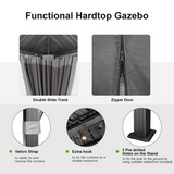 Pre-Order，Patioslife Haven，Hardtop Gazebo，Heavy-Duty Aluminium Frame，Double-Vented Roof，Curtains Included，Patio Pergola，Garden Pavilion，Backyard Shelter，Outdoor Entertaining，Weatherproof，Sunshade & Rain Protection，Modern Outdoor Furniture，Luxury Patio Structure，Contemporary Design，Durable Construction，Premium Outdoor Living
