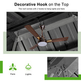 Patioslife Haven，Gazebo，Hardtop，Aluminum Frame，Ventilated Roof，Curtains，3.0x3.65m，Brown Finish，Outdoor Shelter，Backyard Pergola，Garden Pavilion，Outdoor Entertaining，Weatherproof，Sunshade & Rain Protection，Modern Outdoor Furniture，Luxury Patio Structure，Contemporary Design，Premium Outdoor Living
