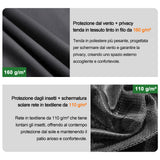 Patioslife Luxury Haven Gazebo da Giardino in Alluminio con Tetto Doppio Ventilato, Grondaie per il Draining, Colonne da 120×120 mm e Tende – Gazebo da Esterno Popolare per Cortile e Giardino