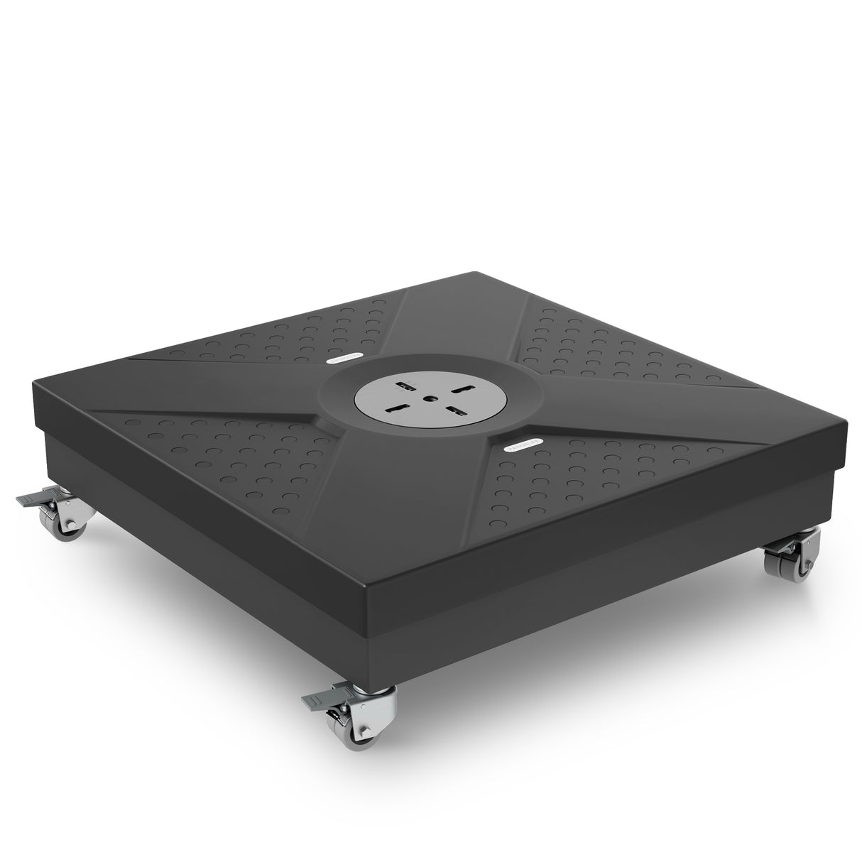 Patioslife - Base per Ombrellone a Braccio fino a 400kg | Supporto Carrellato Modulare con Ruote e Freno, Compatibile serie Aegis e Ombrelloni a Sbalzo