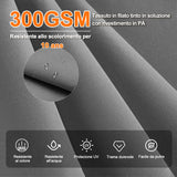 Patioslife Aegis Premium Ombrellone a Braccio con Luci LED a Striscia su Tutte le Stecche, Stecche in Fibra di Vetro, Palo in Alluminio Verniciato a Polvere e Copertura Protettiva – Ombrellone da Giardino e Patio di Lusso per Esterni