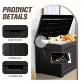 Scatola da Esterno in Resina, Grande Contenitore Impermeabile per Arredamento da Patio, Attrezzi da Giardino e Accessori per Piscina, Bloccabile, Resistente ai UV