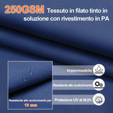 Patioslife Aegis Pro Ombrellone a Braccio con Luci LED, Struttura in Alluminio Rinforzato e Verniciato a Polvere — Ombrellone da Giardino e Patio per Esterni